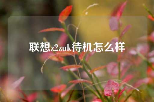 联想z2zuk待机怎么样